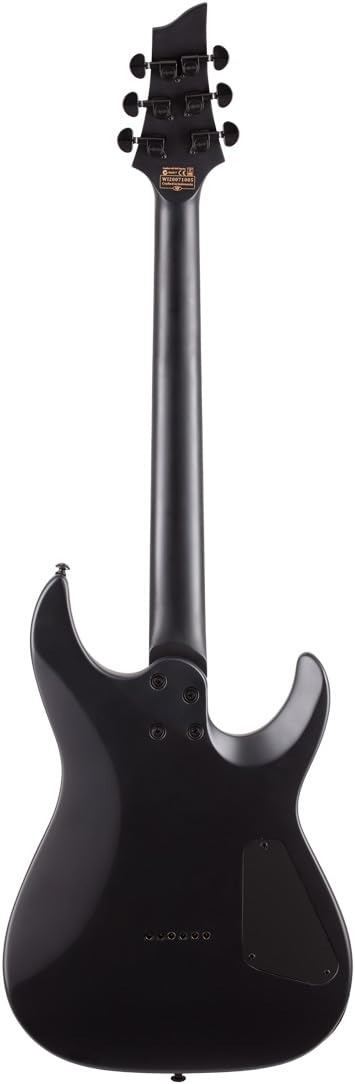 Amazon.com: Schecter Damien-6 SBK Left-Handed Electric Guitar